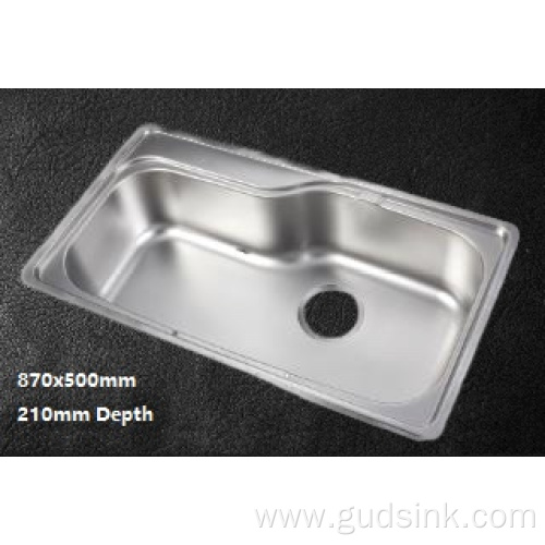 High quality single bowl sus kitchen sink